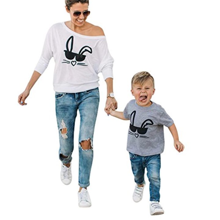 Mother &amp; Children Printed Bunny T-Shirts