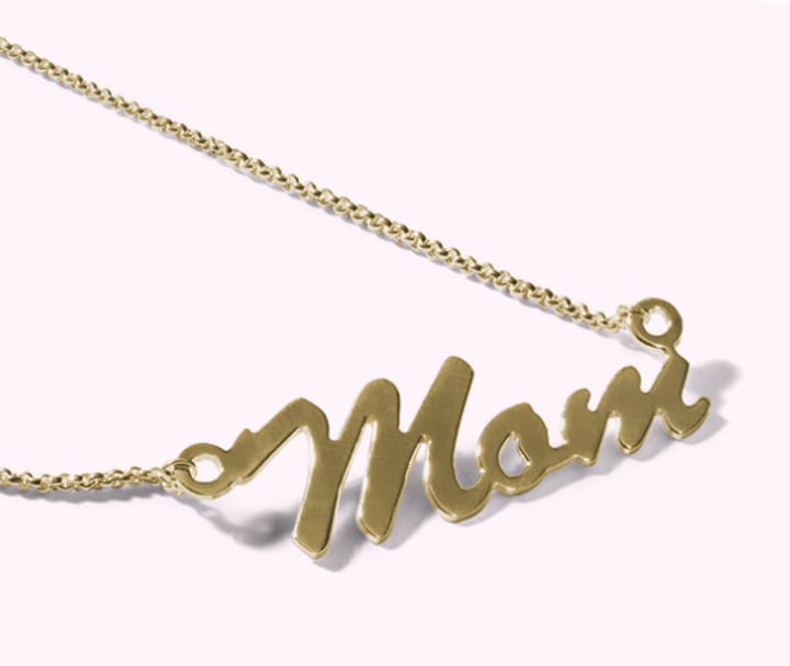 Personalized Hollywood Script Name Necklace
