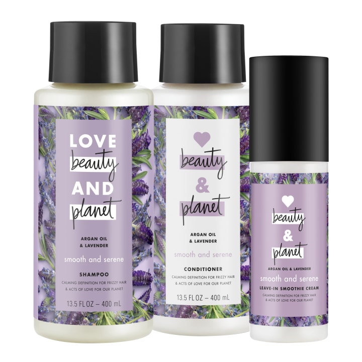 Love Beauty and Planet Argan Oil and Lavender Hair Care Set