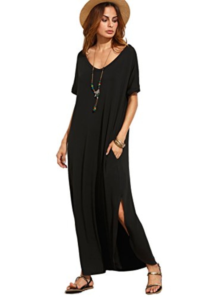 maxi shift dresses for summer