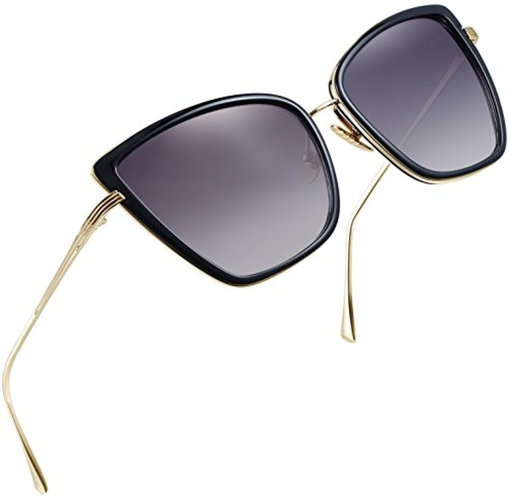Joopin Fashion Cat Eye Sunglasses Women Retro Transparent Frame Brand Sun Glasses