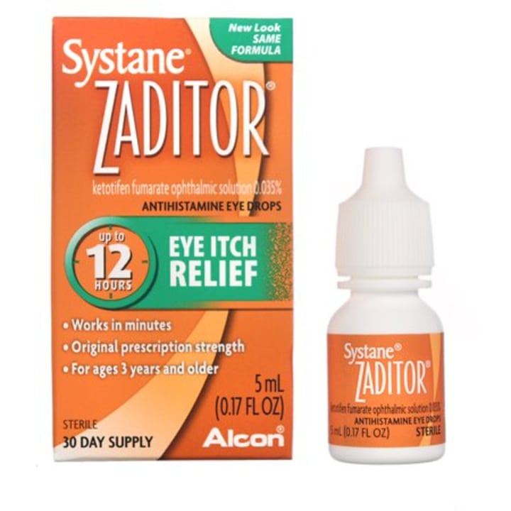 Zaditor Antihistamine Eye Drops, OTC Allergy Symptom Relief, 5 mL