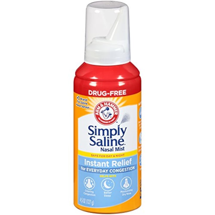 Simply Saline Adult Nasal Spray Mist, Original, Giant Size, 4.5 Oz