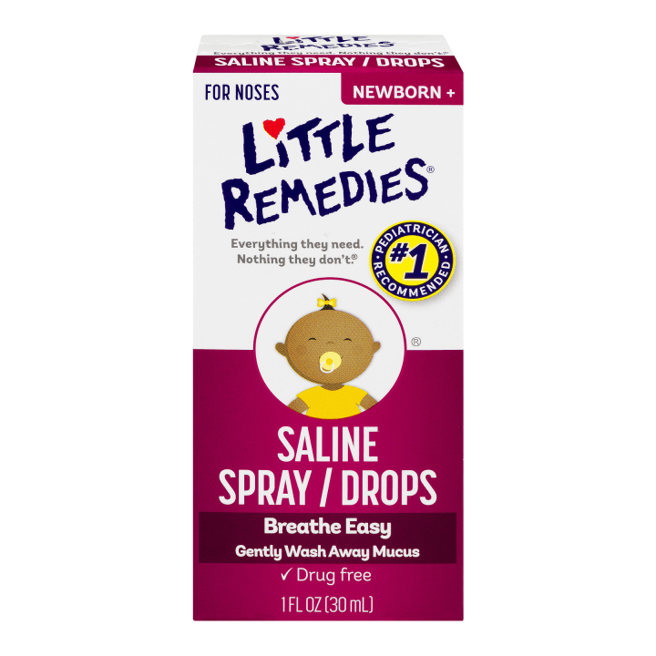 Little Remedies Saline Spray/Drops Newborn +, 1.0 FL OZ