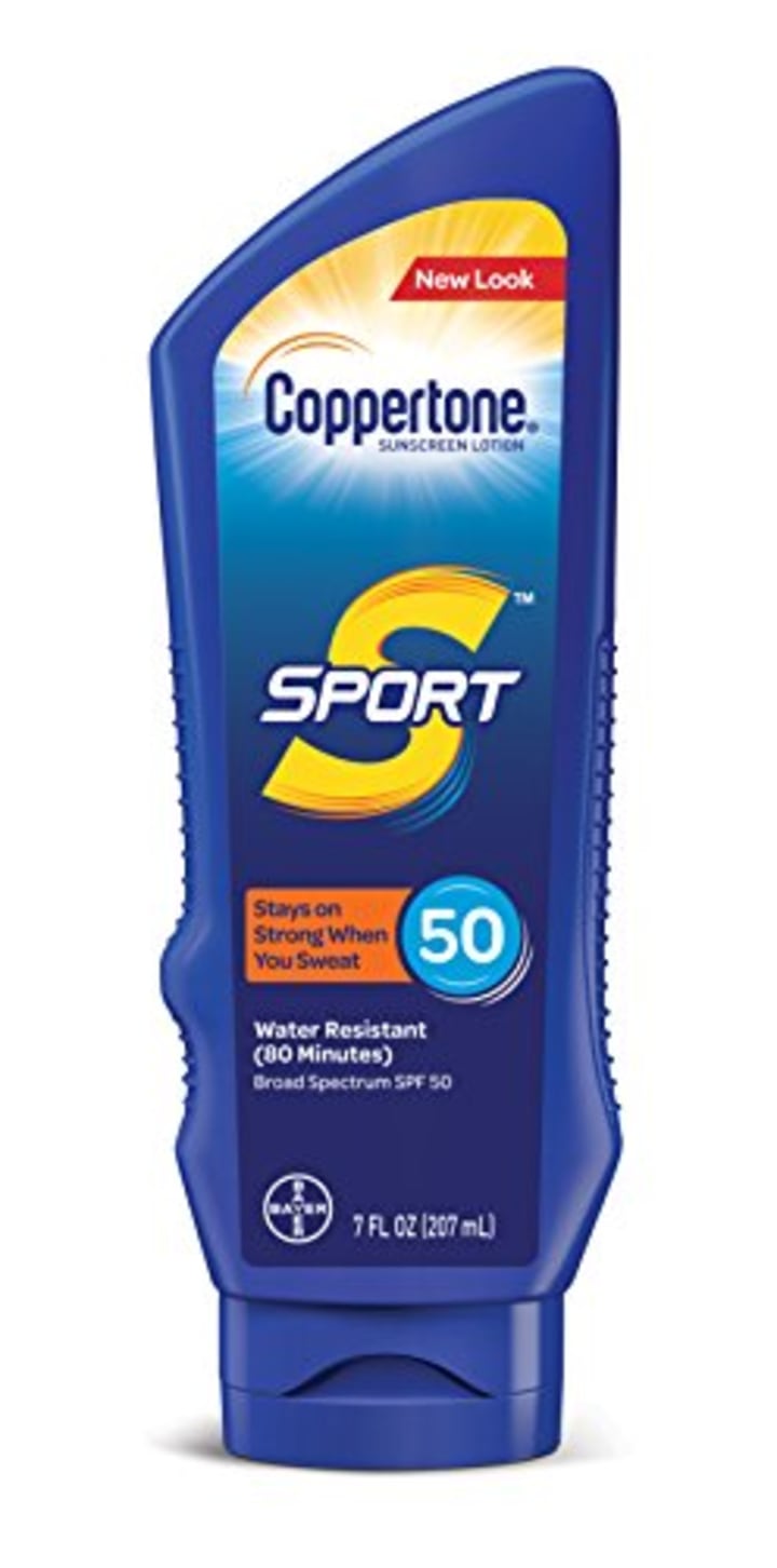 Coppertone SPORT Sunscreen Lotion Broad Spectrum SPF 50 (7 Fluid Ounce) (Packaging may vary)
