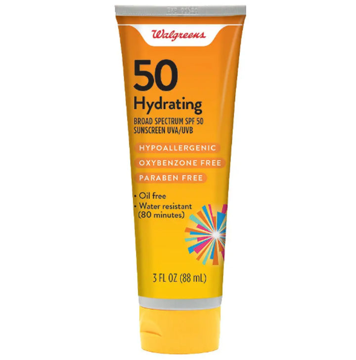 Walgreens Sunscreen Moisturizing Lotion SPF 50