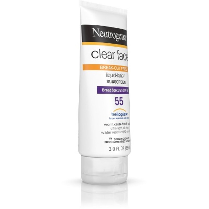 Neutrogena Clear Face Sunscreen Lotion - SPF 55 - 3oz