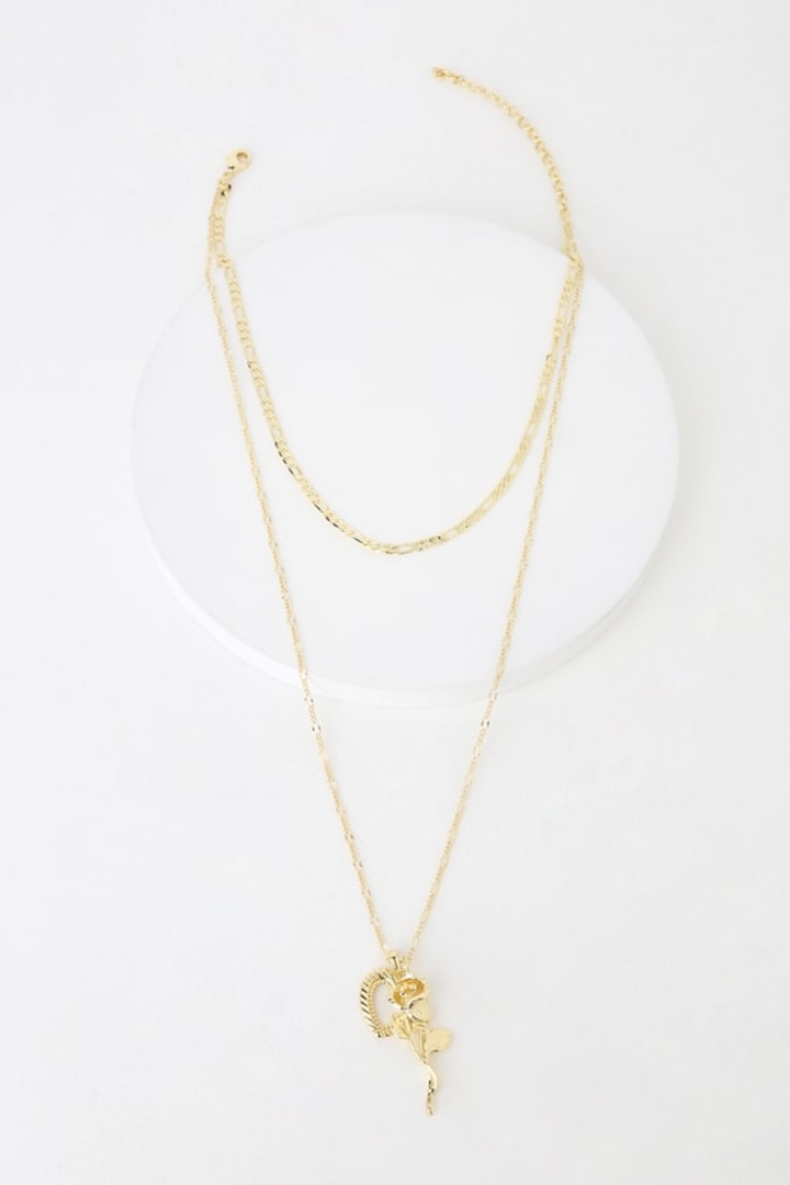 The Isidore Gold Charm Necklace