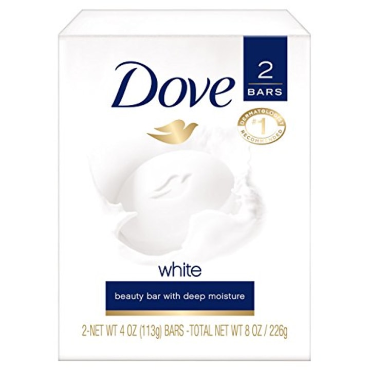 Dove Beauty Bar, White 4 oz, 2 Bar
