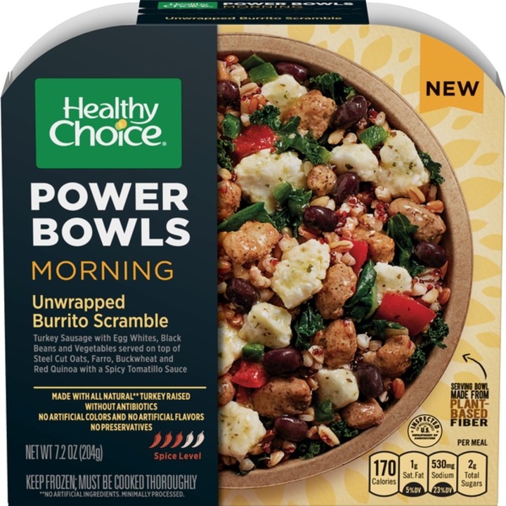 Healthy Choice Power Bowl Unwrapped Burrito Scramble