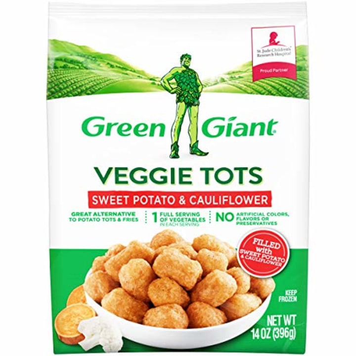 Green Giant Veggie Tots, Sweet Potato &amp; Cauliflower, 14 Ounce (Frozen)