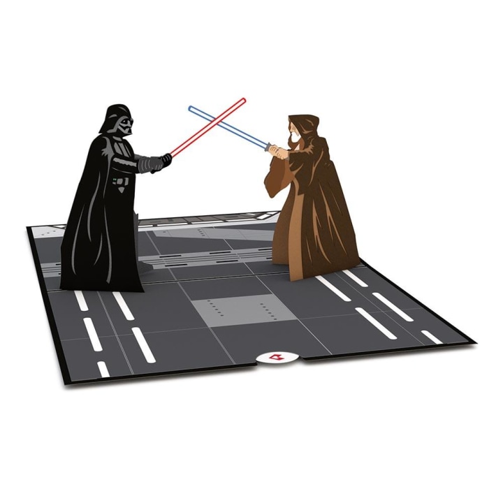 Obi-Wan(TM) vs. Darth Vader(TM) 3D card