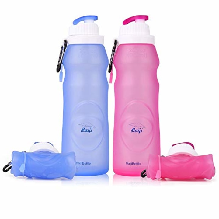 Collapsible Silicone Water Bottles