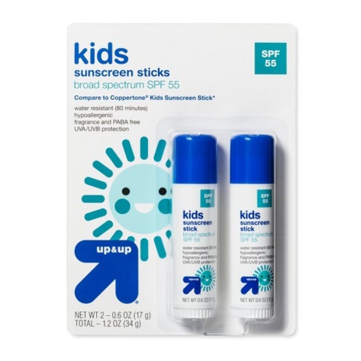 Kids Sunscreen Sticks SPF 55 Twin Pack
