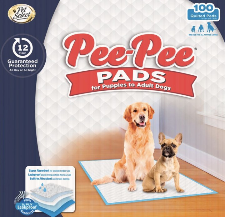Pet Select Pee-Pee Pads, 100 ct.