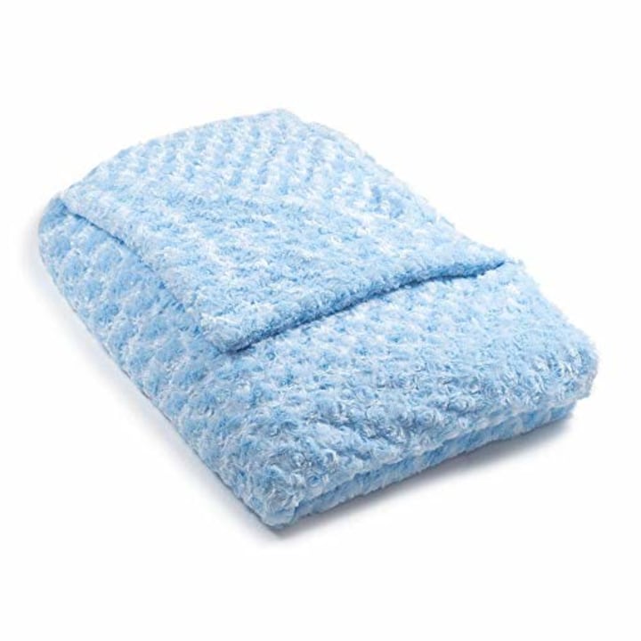 Light Blue Chenille Magic Weighted Blanket