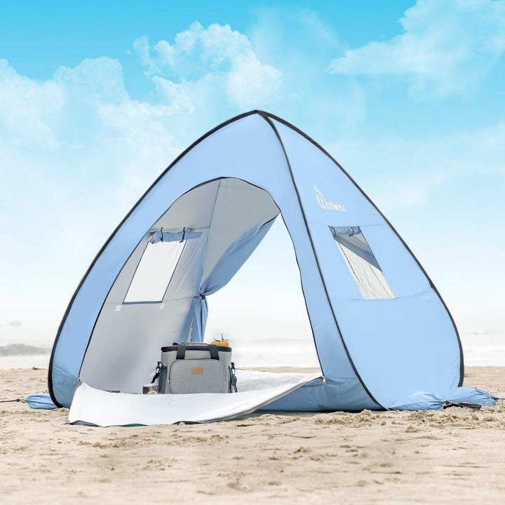 WolfWise UPF 50+ Easy Pop Up 2 Person Beach Tent