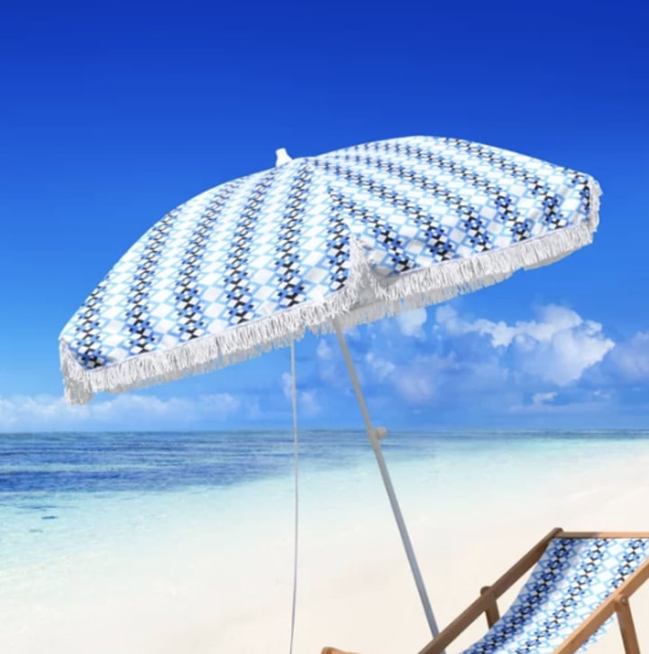 Butler Beach Chevron Umbrella
