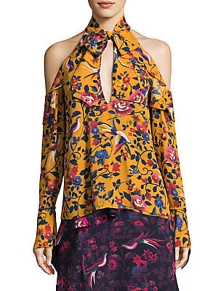Adrienne Kimono Floral Silk Top