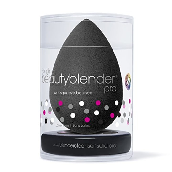 beautyblender pro with mini solid pro kit: Makeup Sponge + Pro Solid Blender Cleanser Kit
