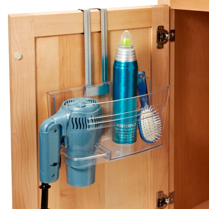 DIY Under-the-Sink Hair Tool Storage