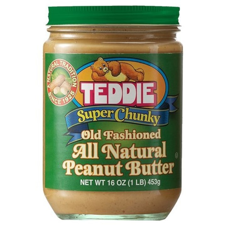 Teddie Super Chunky Old Fashioned All Natural Peanut Butter, 16 oz