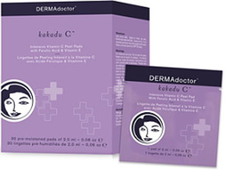 DERMAdoctor Kakadu C Intensive Peel Pad, 0.06 oz