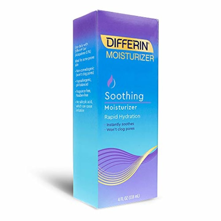 Differin Soothing Moisturizer for Sensitive Skin, 1 pack, 4oz