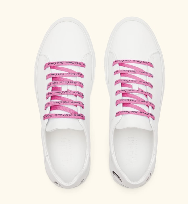 M.Gemi Pink Shoe Laces