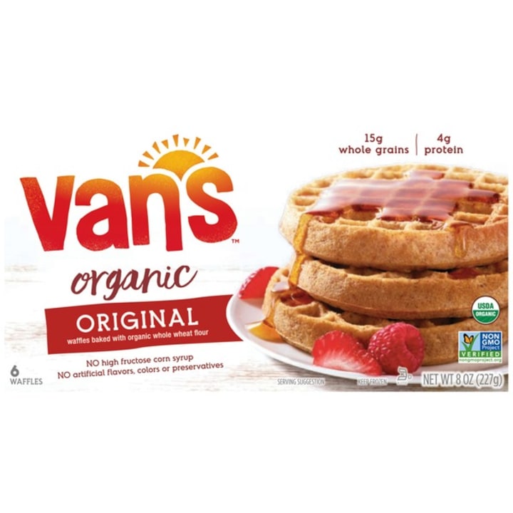 Van&#039;s Whole Grain Organic Waffles, Totally Original