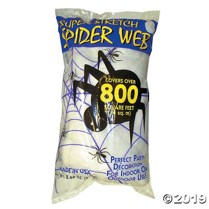 White Spider Web Halloween D?cor