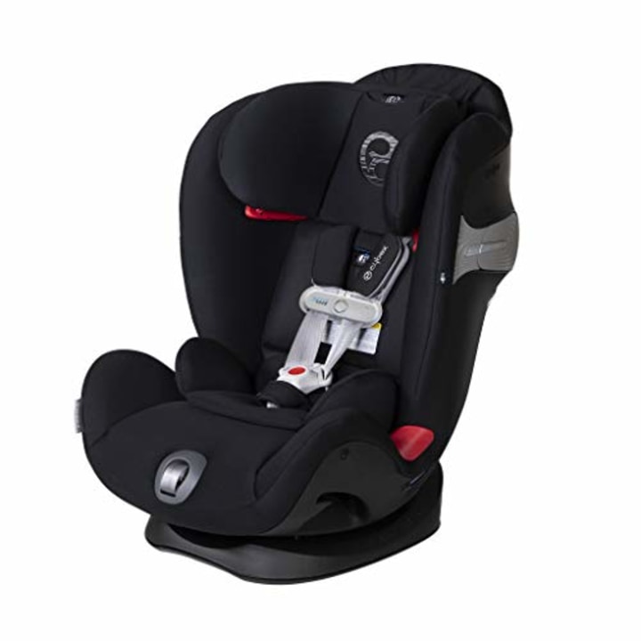 Cybex Eternis S All-in-One Car Seat with SensorSafe, Lavastone Black, Standard