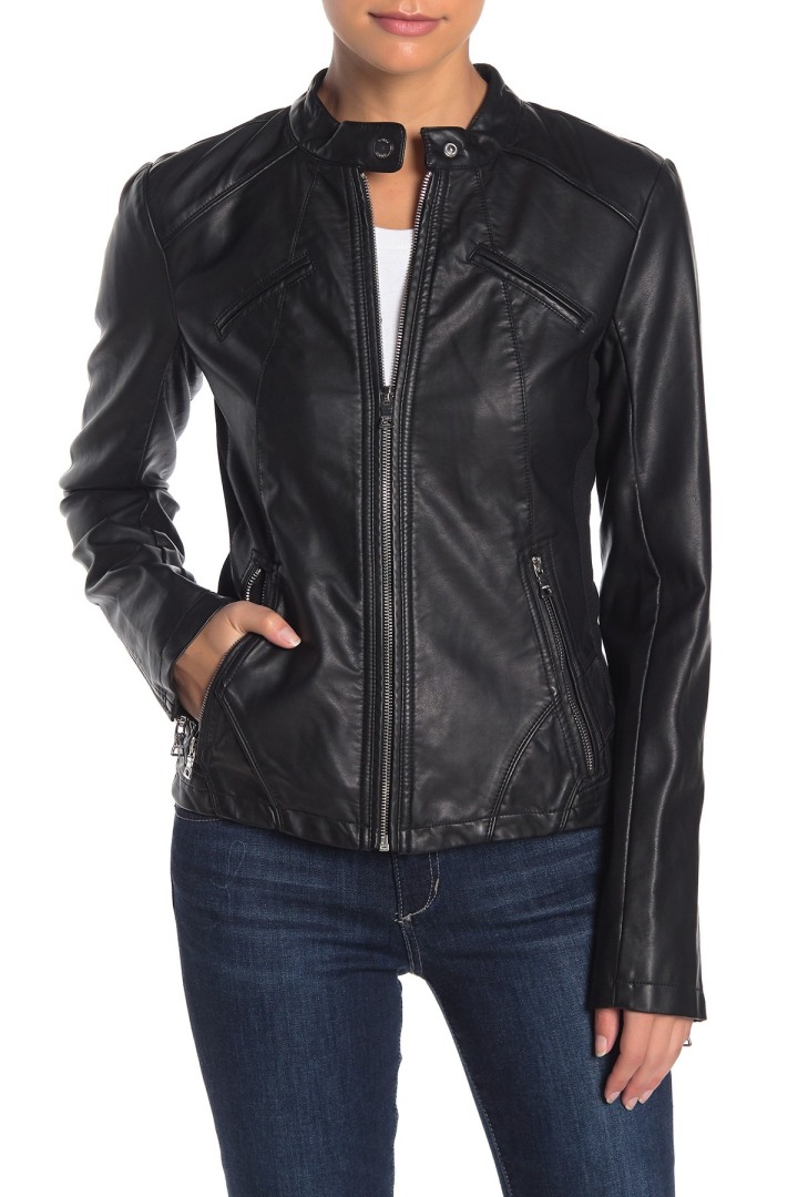 Guess Faux Leather Jacket