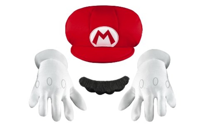 Mario Hat and Mustache Set
