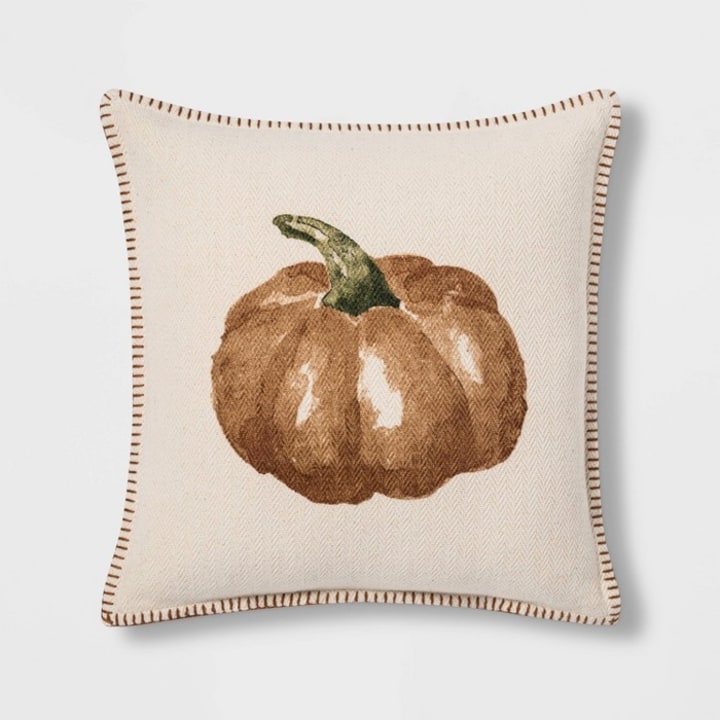 Pumpkin Square Pillow