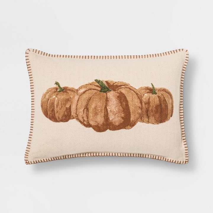 Pumpkin Lumbar Pillow