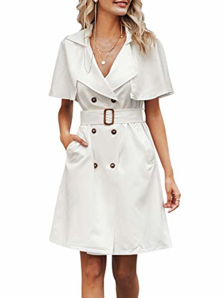 MsLure Double Breasted Blazer Dress