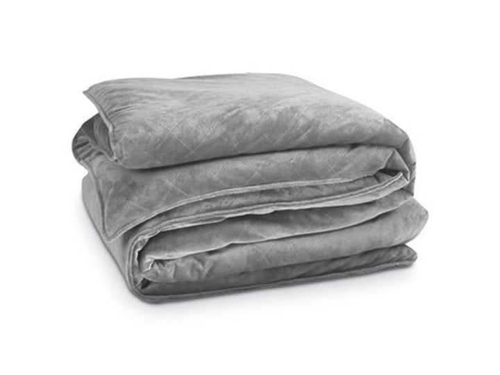 Bibb Home 10 Lb Weighted Blanket &amp; Mink Cover
