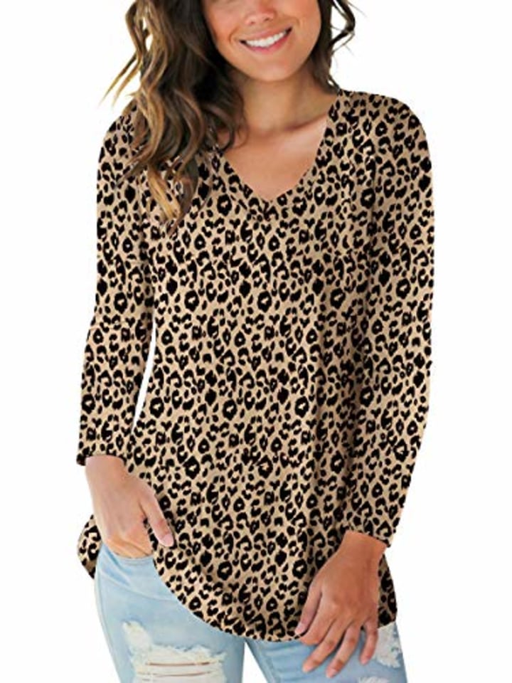 Fall Leopard Print Shirt