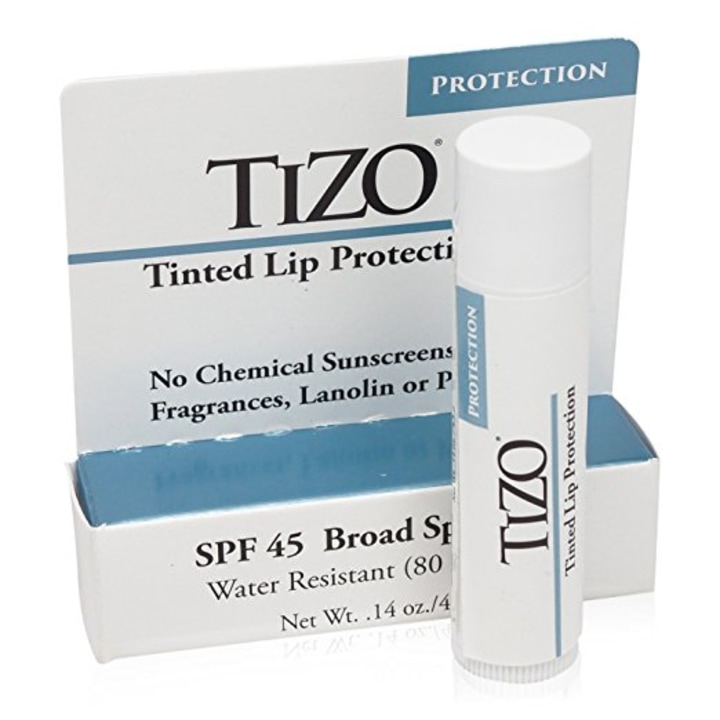 TIZO Tinted Lip Protection SPF 45, 0.14 oz (Amazon)