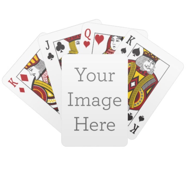 Customizable Deck of Playing Cards