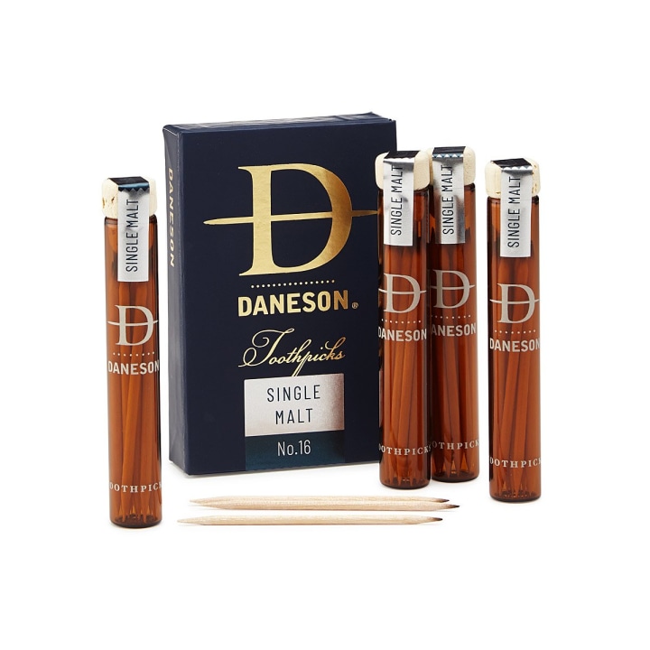 Scotch-Infused Toothpicks Gift Set
