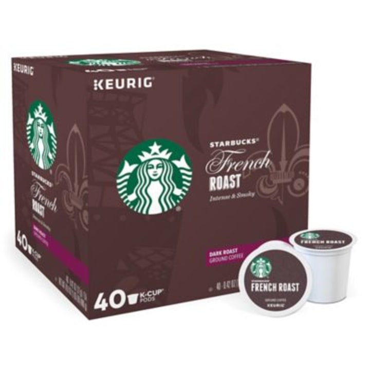40-Count Starbucks French Roast K-Cup Pods