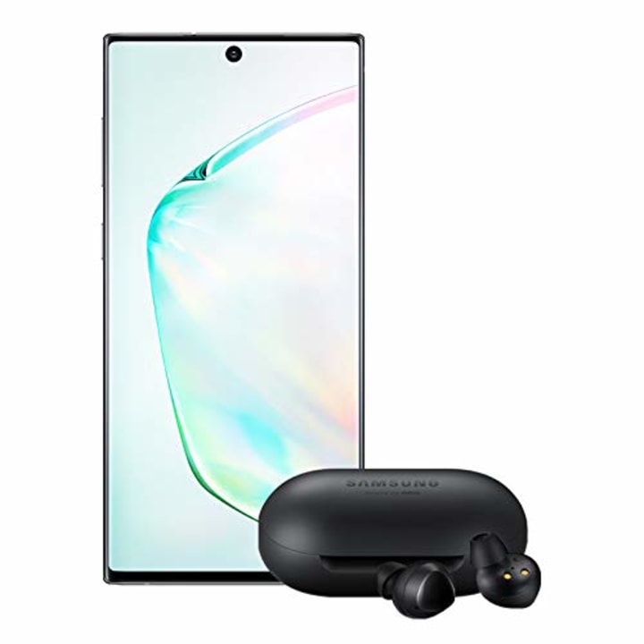 Samsung Galaxy Note 10 Factory Unlocked Cell Phone with 256GB (U.S. Warranty), Aura Glow (Silver) Note10 w/Galaxy Buds