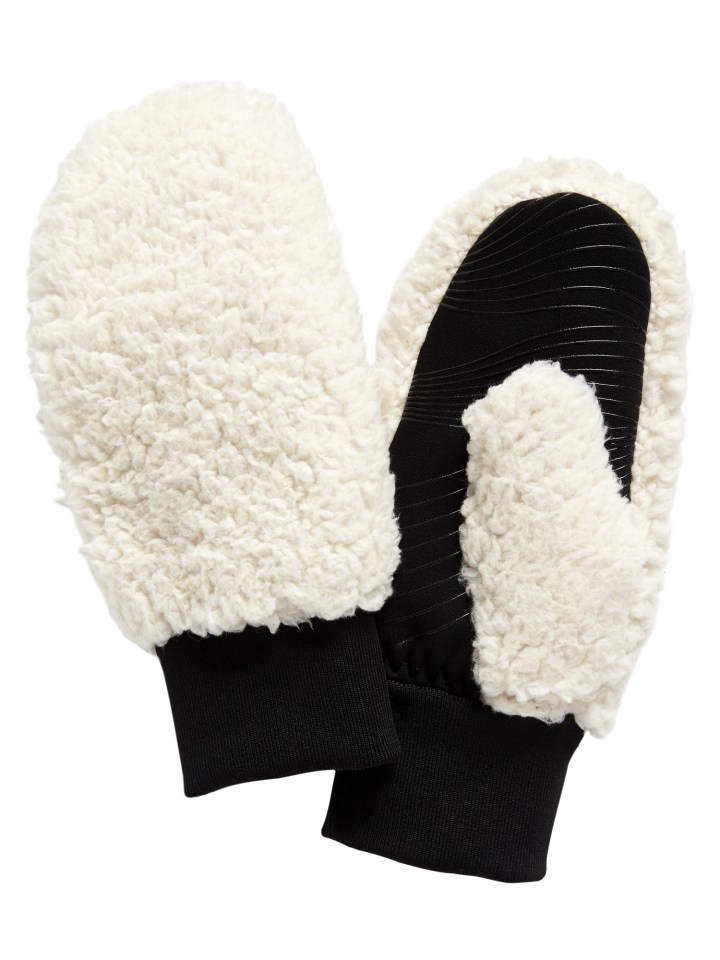 athleta sherpa mittens