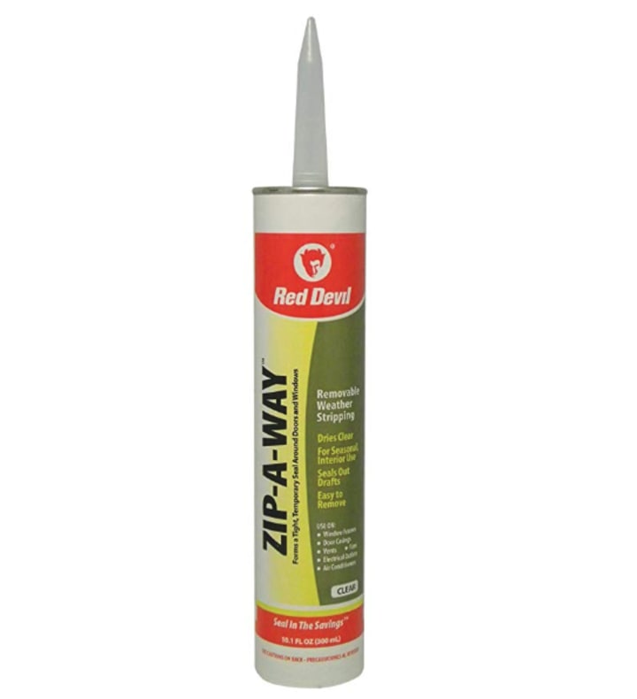 Red Devil Zip-A-Way Removable Sealant