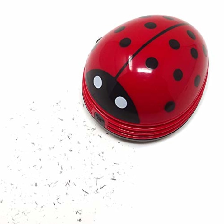 Honbay Ladybug Shaped Portable Corner Desk Vacuum