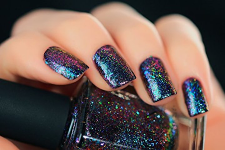 ILNP Paradox (H) - Teal, Blue, Violet, Pink, Fuchsia Holographic Ultra Chrome Color Shifting Flakie Nail Polish
