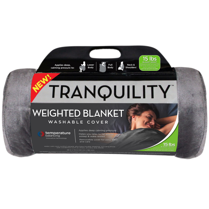 Tranquility Temperature Balancing Weighted Blanket with Washable Cover
