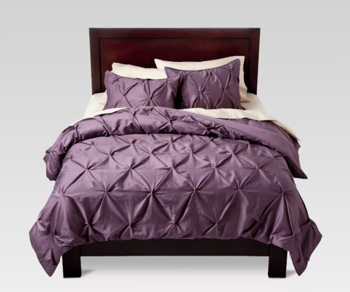 Pinched Pleat Comforter Set